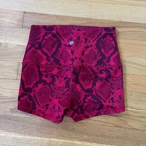 NWOT lululemon High Waisted Shorts